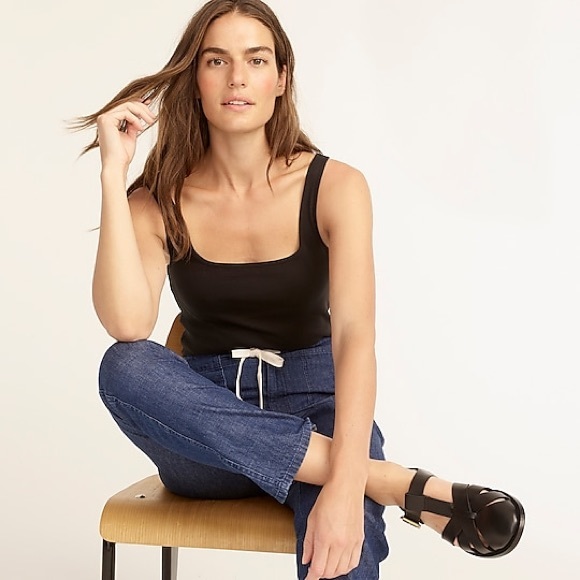 J Crew Perfect Fit Shelf Bra Tank Top - Picture 3 of 5